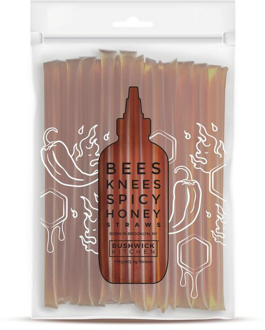 비즈니스 스파이시 허니 스틱 50개 1티스푼씩 하바네로 혼합, 1개