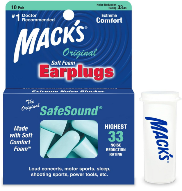 맥스 오리지널 귀마개 macks 기압감소 귀안아픈 이어플러그 10쌍
