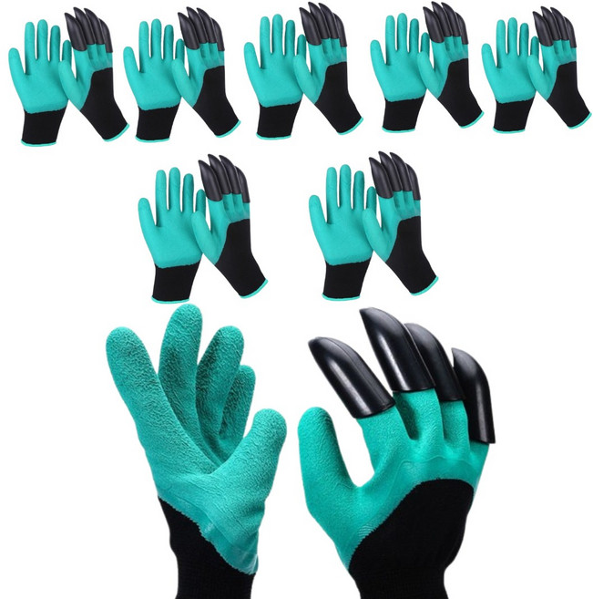 캐쉬템 텃밭 땅파기 화단 꽃심기 가꾸기 호미장갑 원예용 한손 장갑, 7개