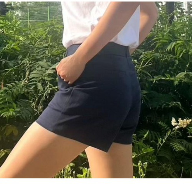 여성 3부 여름 스판 연습복 라운딩 골프반바지