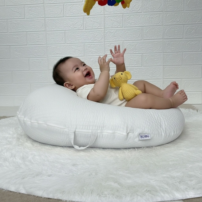 보보베베 역류방지쿠션 커버분리형 니플 기본형 화이트