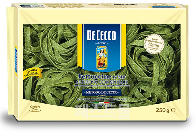 데체코 페투치네 시금치, 1개, 250g