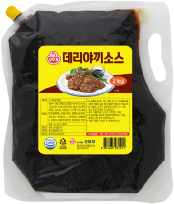 오뚜기 데리야끼소스, 2kg, 1개