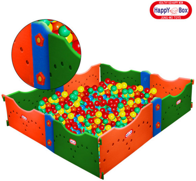 중모토이 볼풀장 8p 볼풀/볼텐트, 혼합색상, 1개