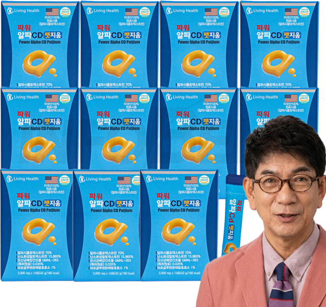 [TV홈쇼핑정품 인포벨]최선규 최정원 리빙헬스 파워 알파CD 팻지움 부모님 어르신 건강 소화 발효효소, 11개, 42g