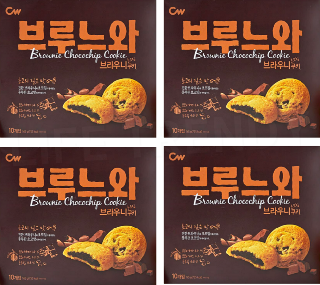 청우식품 브르누와, 165g, 4개