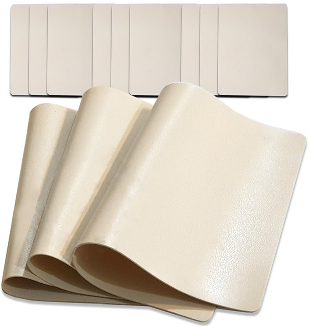 뷰티체인지 오돌토돌 반영구고무판 연습용 매직고무판 무지 소 12장, 12개