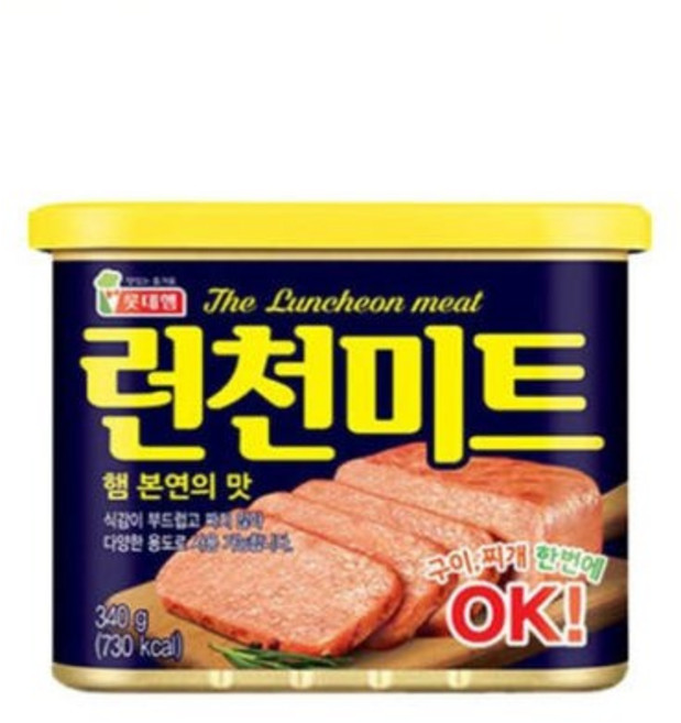 롯데햄 런천미트, 340g, 24개
