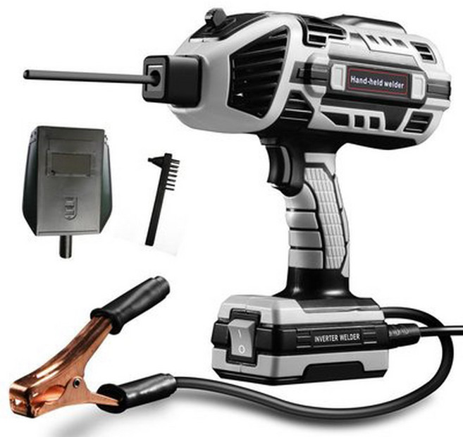 용접기 핸드헬드 용접기 상품 변압기 휴대용 각철 고출력 버티컬 티그 각관, 1개, 220V 핸드헬드 용접기
