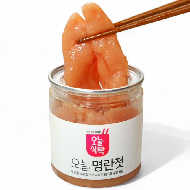 강경 오늘식탁 무색소 명란젓 파치, 1개, 400g