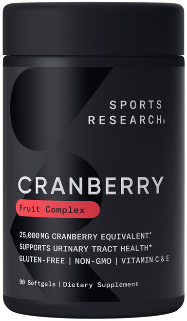 스포츠리서치 크랜베리 컨센트레이트 250mg 소프트젤, 1개, 90정