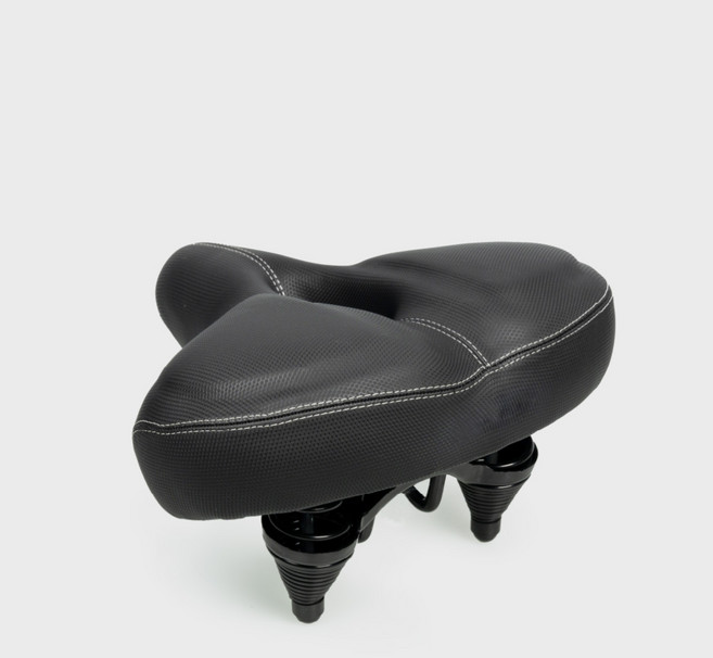 이렉스 무통증 자전거안장 탄탄폭신 울트라 젤쿠션 안장, 1개, 블랙