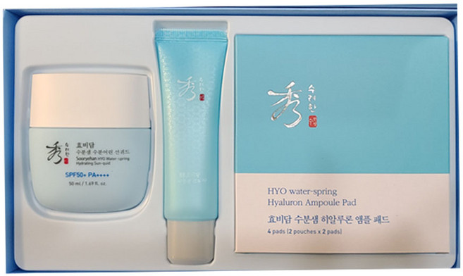 수려한 효비담 수분샘 수분어린 선퀴드 특별기획, 1개, 50ml