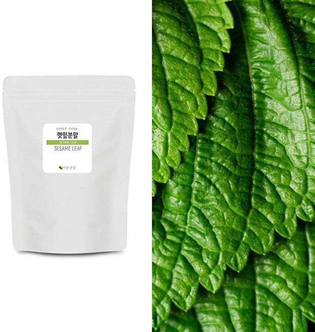 바른건강 깻잎분말 믿고먹는 국산 깻잎가루 100% SESAME LEAF POWDER, 1개, 500g