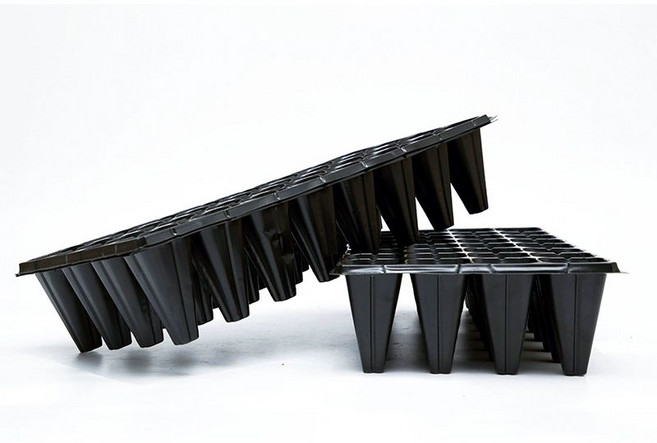 모종 트레이 두꺼운 모종판 삽목용 모종트레이 깊은 투명 21구 120g 10장, 50구 150g 10장