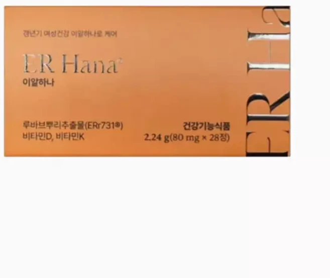 갱년기엔 이알하나 28정 1박스 err737 갱년기 여성 루바브뿌리추출물 556634