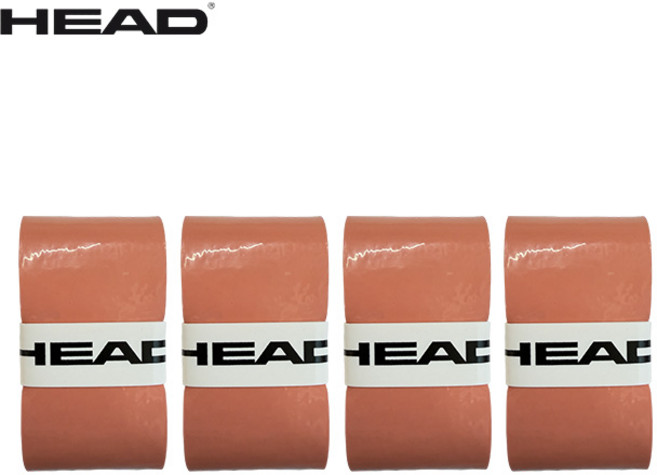 헤드 프라임 투어 오버그립 4개입 285651 테니스 배드민턴 스쿼시 그립, 살몬, 1개