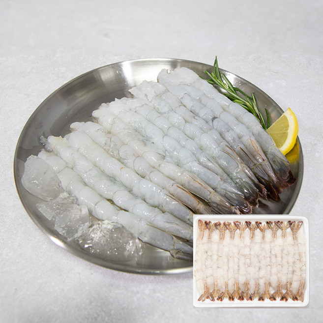 삼둥이수산 노바시새우 20미 450g 2개 튀김용 제수용, 아이스팩추가