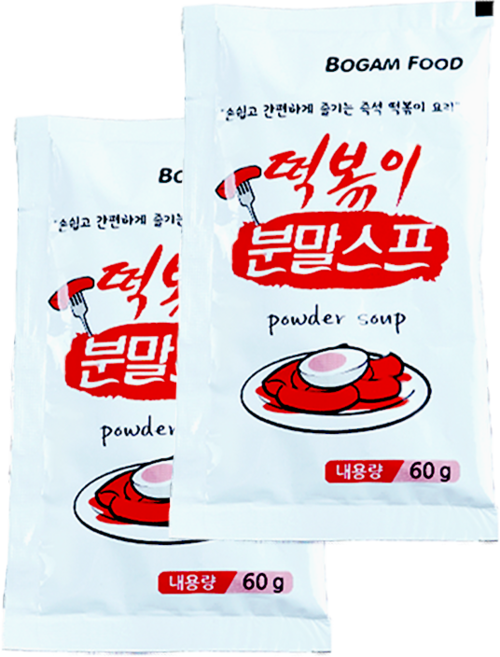 떡볶이분말스프, 60g, 10개