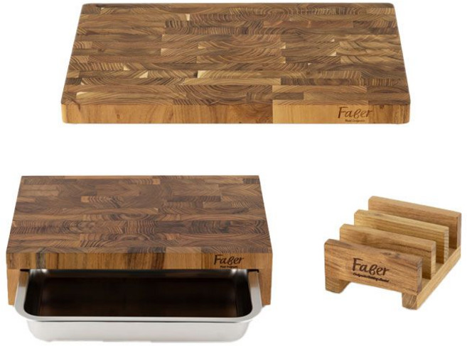 파베르 엔드그레인 도마 3종, 1세트, 혼합색상