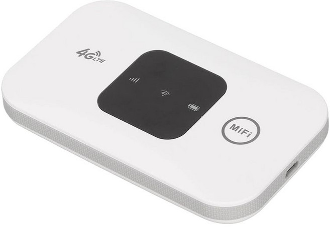 4G LTE 휴대용 인터넷 핫스팟 무선 WiFi 라우터 8 ~ 10 명의 사용자 4G 무선 라우터 사무실 사무실, 하얀색, 1개