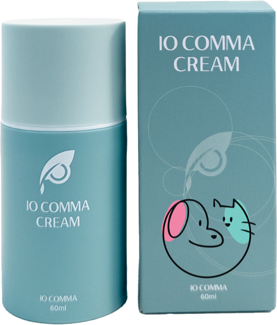 아이오콤마 강아지 보습제 코 발바닥 피부 PDRN 고보습 크림, 1개, 60ml