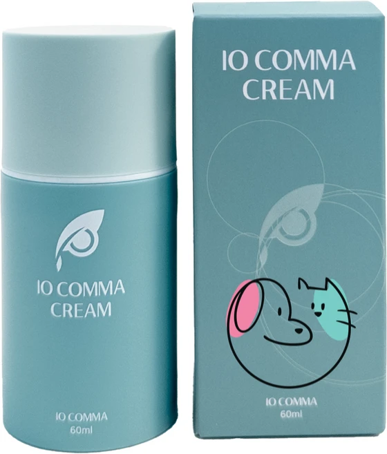 아이오콤마 강아지 보습제 코 발바닥 피부 PDRN 고보습 크림, 1개, 60ml - 쿠팡
