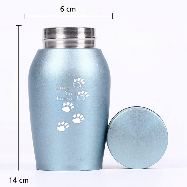 반려동물 유골함 금속 밀봉 방습 보관함, 1개