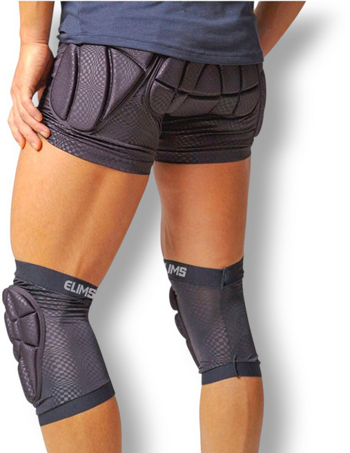 MMXIV 스포츠 슬림형 보드 스키 무릎 엉덩이 보호대 세트, 1개