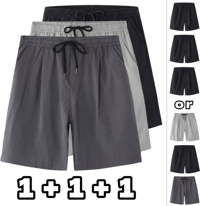 3P 남자 반바지 여름용 5부 데일리 트레이닝 반바지