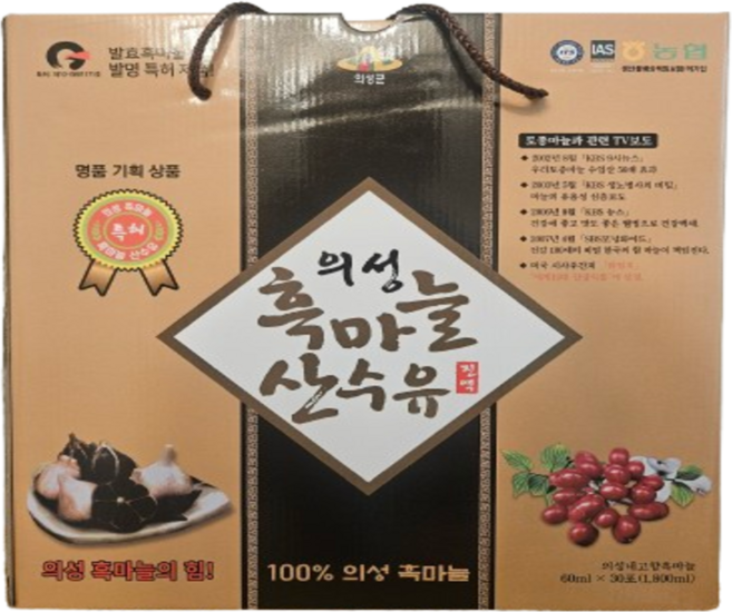 의성 흑마늘산수유진액, 1개, 30개입, 60ml