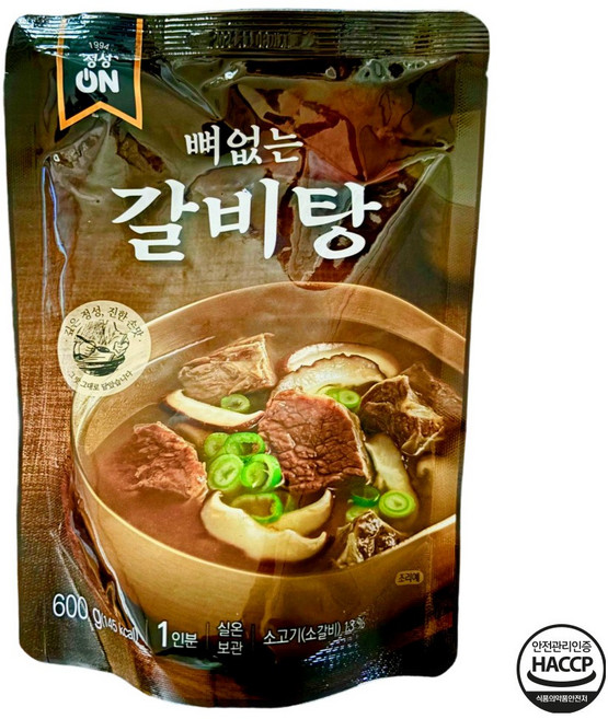 초원식품 정성온 갈비탕, 1개, 600g