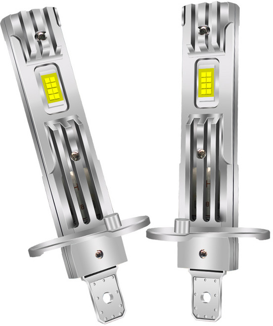 H1LED 전조등 헤드라이트 전구 Q7 하향등 상향등 헤드램프, H1, 1세트