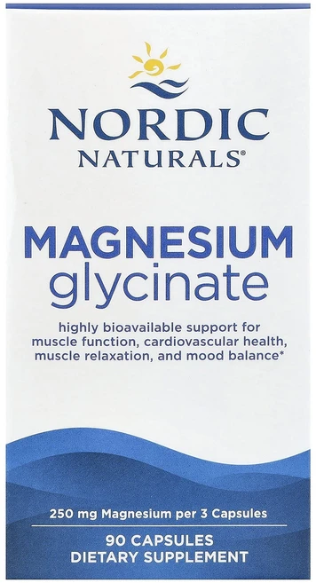 단백질 비타민 철분 마그내슘 칼슘 Nordic Naturals 글리신마그네슘 캡슐 90정(캡슐 1정당 83mg) 고루고루섭취해주세요, NordicNaturals글리신마그네슘캡슐90정캡슐1정, 1개 - 쿠팡