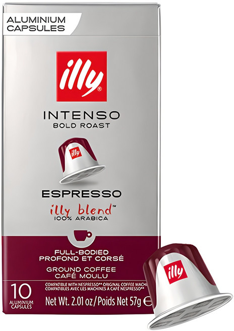 일리 네스프레소 호환 볼드 로스트 에스프레소 그라운드 캡슐커피, 5.7g, 10개입, 1개