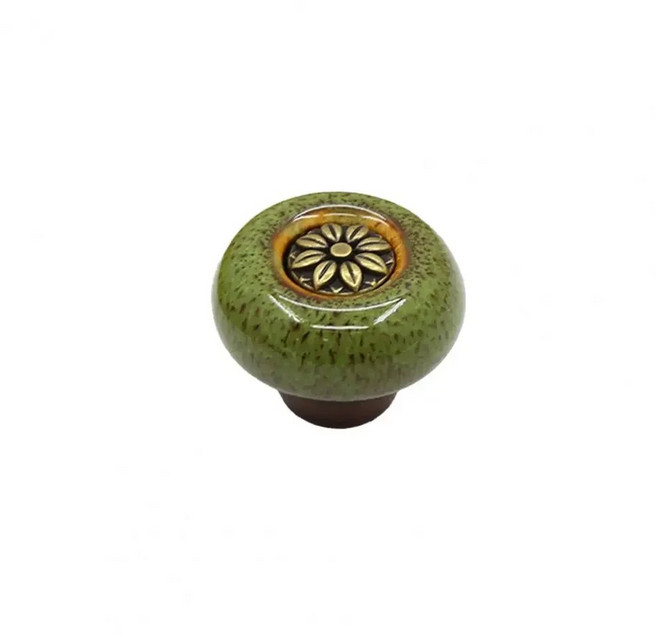 가구 액세서리 내구성 당깁니다 캐비닛 핸들을 라운드 서랍은 스타일의 손잡이 유럽 빈티지 세라믹 조각, Gr n ina tern, gr n