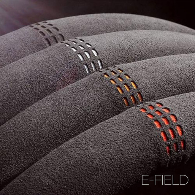 이필드 르노 QM6 스웨이드 핸들커버 원형 공용, 라운드 레드