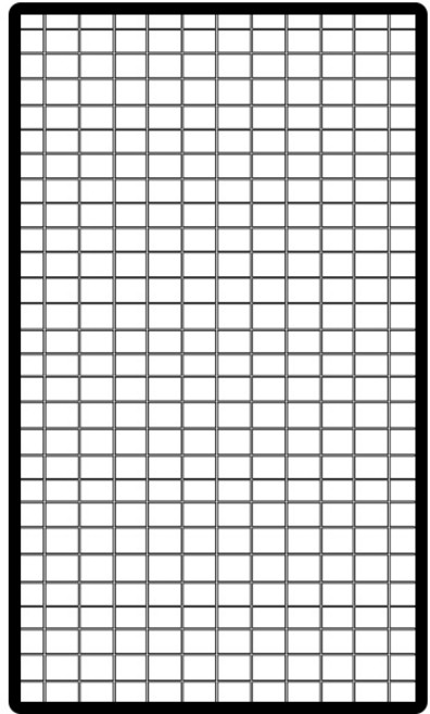 휀스망 진열 메쉬망 60cm x 150cm, 1개, 블랙