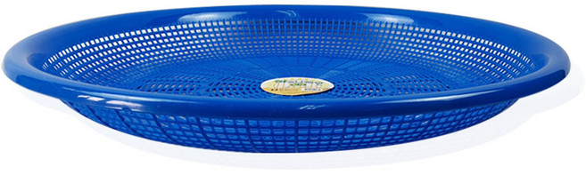 하모니 채반 원형 김장채반 플라스틱채반 소쿠리 (왕대), 1개