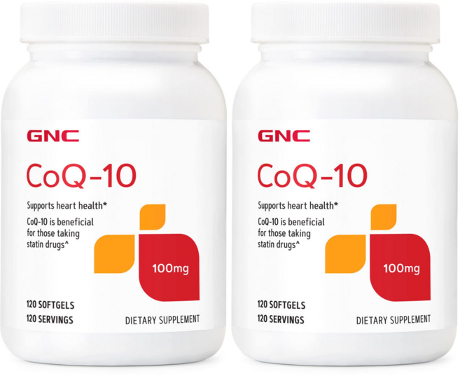[GNC] 코엔자임Q10 100 mg 120 소프트젤 2 SET