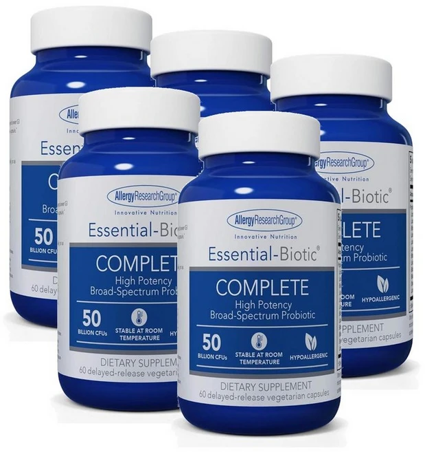 알러지리서치그룹 에센셜 바이오틱 컴플리트 캡슐 Allergy Research Group Essential-Biotic Complete, 5개 - 쿠팡