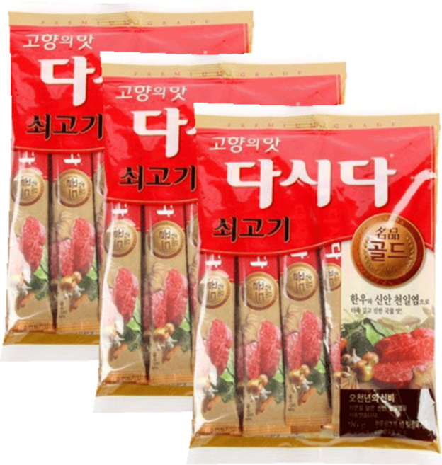 CJ제일제당 다시다 골드 쇠고기 스틱포장, 96g, 9개