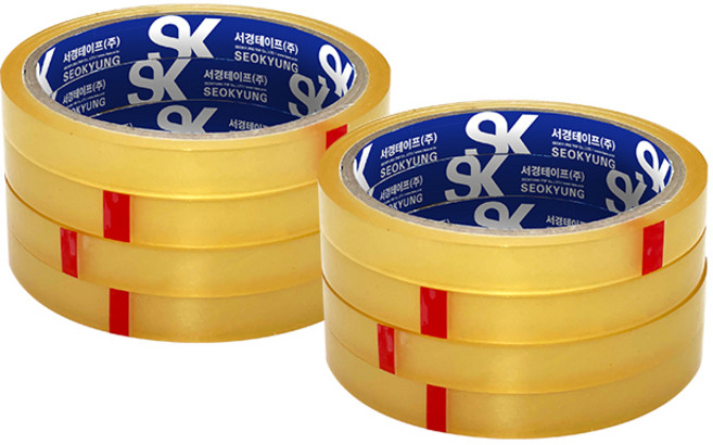 (주)서경 초강력 셀로판 테이프, 투명, 40개