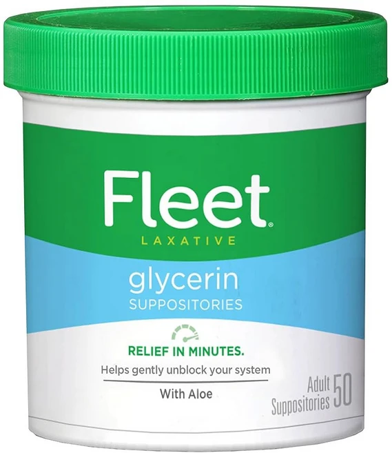성인 변비에 대한 플릿 락사티브 글리세린 좌약 병 알로에 베라 50 카운트, 50 Count (Pack of 1), Suppository - 쿠팡