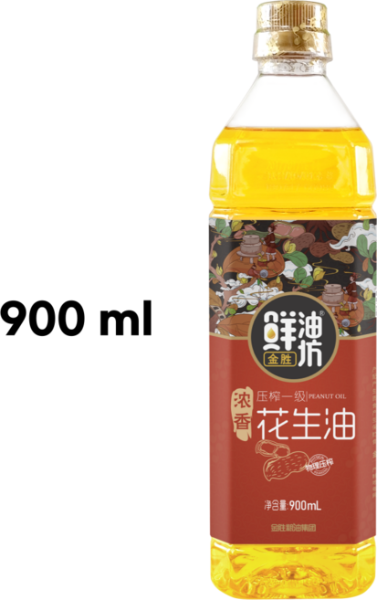진성 칭다오 프리미엄 전통압착 햇 땅콩유 땅콩기름 900ml 1개