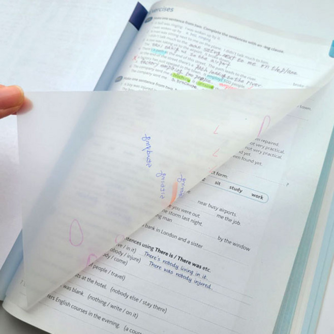 A4 B5 사이즈 대형 투명 점착 메모지 스티키노트, A4투명점착메모지(30매), 1개, 30매