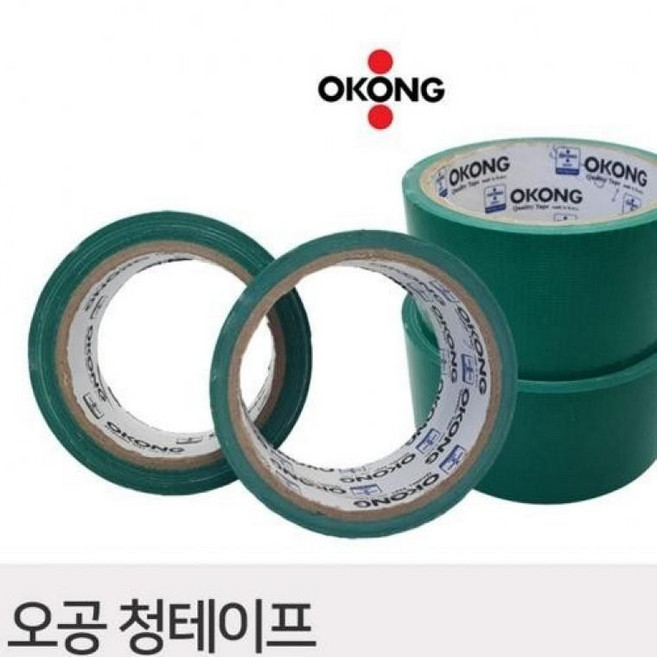 프라픽 오공 청테이프 면천테이프 강력접착력 국내생산, 1개, 오공 청테이프15미터