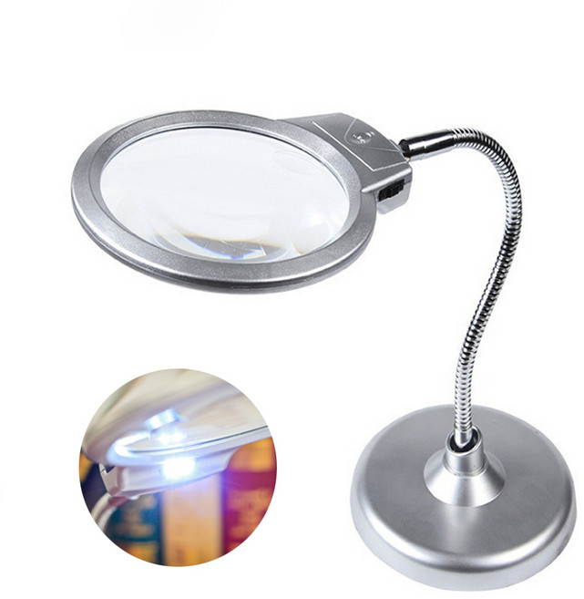 [비버블리] 탁상용 스탠드 확대경 돋보기 대형(렌즈사이즈 130mm), 1개, D003(대형)