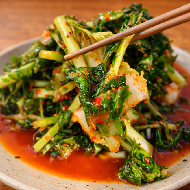 당일제조 국내산 전라도 열무얼갈이김치 별미김치, 1kg, 1박스