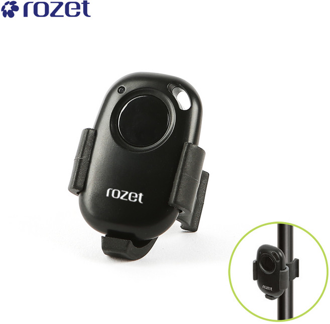 rozet 블루투스 핸드폰 무선 셀카리모컨 RX-5500, 1개, 블랙